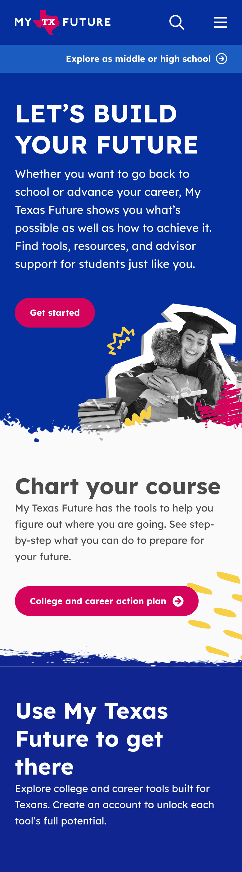 My Texas Future — What's more fun than going to school? mobile (1)