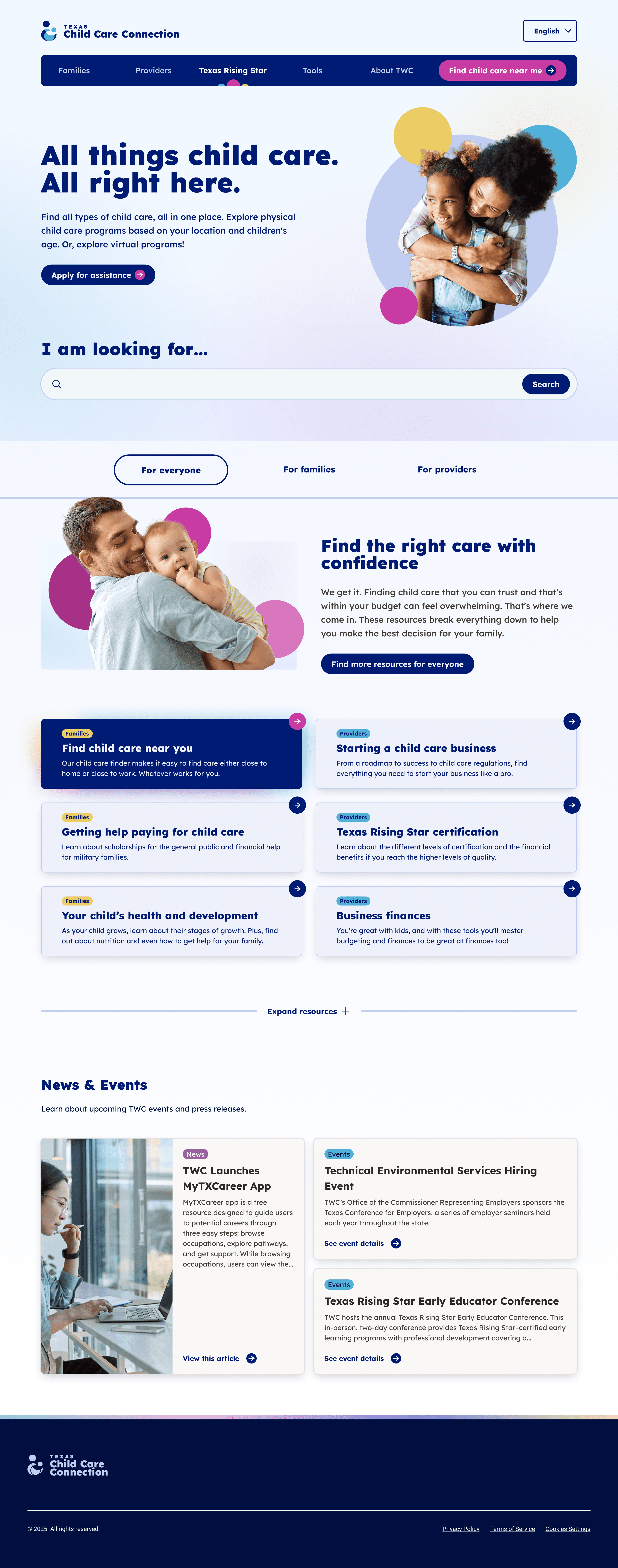 Texas Childcare Connections (Tx3C) — The Response desktop (1)